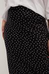 Dorothy Perkins Curve Mono Spot Midi Skirt thumbnail 4