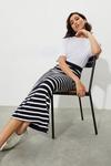 Dorothy Perkins Tall Navy Stripe Maxi Skirt thumbnail 1