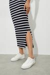 Dorothy Perkins Tall Navy Stripe Maxi Skirt thumbnail 4
