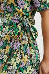 Dorothy Perkins Petite Floral Blouson Sleeve Wrap Dress thumbnail 4