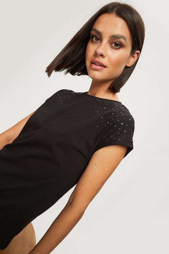 Dorothy Perkins Hotfix Scattered Detail T Shirt 4