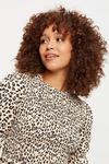 Dorothy Perkins Leopard Shirred Puff Sleeve Midaxi Dress thumbnail 4