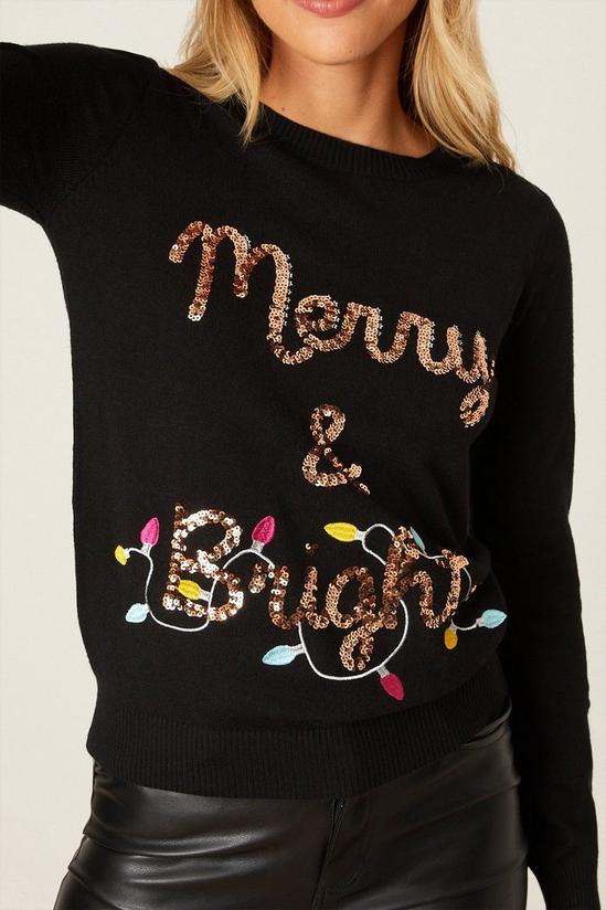 Dorothy Perkins Merry And Bright Christmas Jumper 4