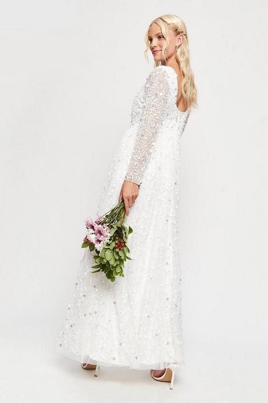 Dorothy Perkins White Bridal Embellished Dress 3
