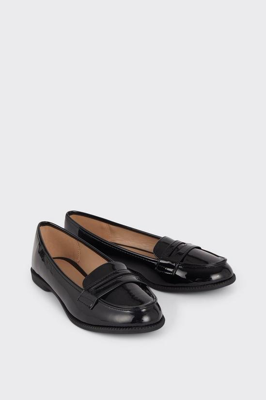 Dorothy Perkins Wide Fit Lara Penny Loafers 3