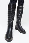 Dorothy Perkins Comfort Wide Fit Kinsley Quilted High Leg Boot thumbnail 1