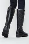 Dorothy Perkins Comfort Wide Fit Kinsley Quilted High Leg Boot thumbnail 3