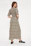 Dorothy Perkins Tall Leopard Print Shirred Body Midi Dress thumbnail 3