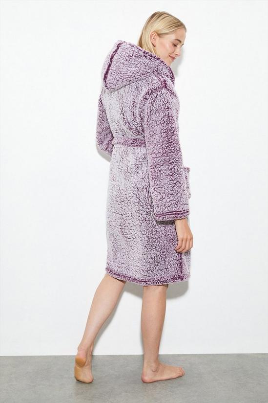 Dorothy Perkins Ombre Mulberry Fluffy Robe 3