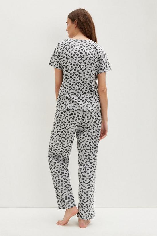 Dorothy Perkins Short Sleeve Animal Pyjama Set 3