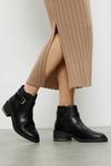 Dorothy Perkins Wide Fit Milly Buckle Detail Ankle Boots thumbnail 1