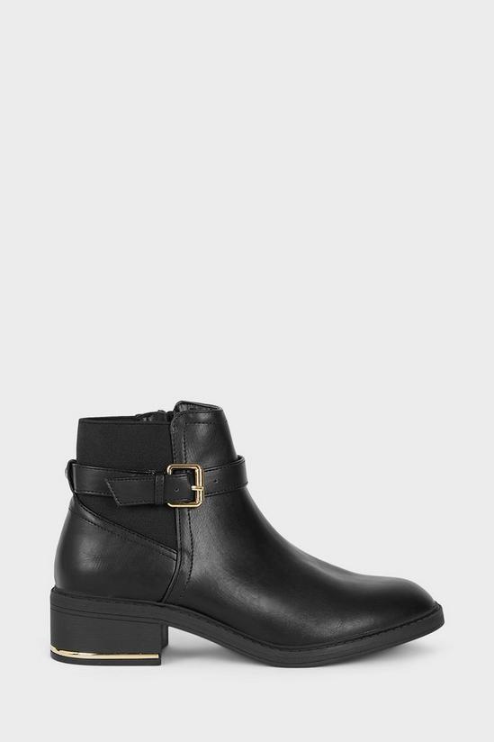Dorothy Perkins Wide Fit Milly Buckle Detail Ankle Boots 2