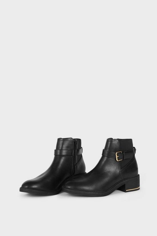 Dorothy Perkins Wide Fit Milly Buckle Detail Ankle Boots 3