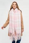 Dorothy Perkins Check Heavy Brushed Blanket Scarf thumbnail 2