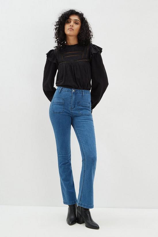Dorothy Perkins Pocket Front Flare Jeans 2