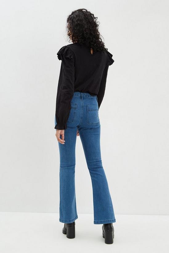 Dorothy Perkins Pocket Front Flare Jeans 3