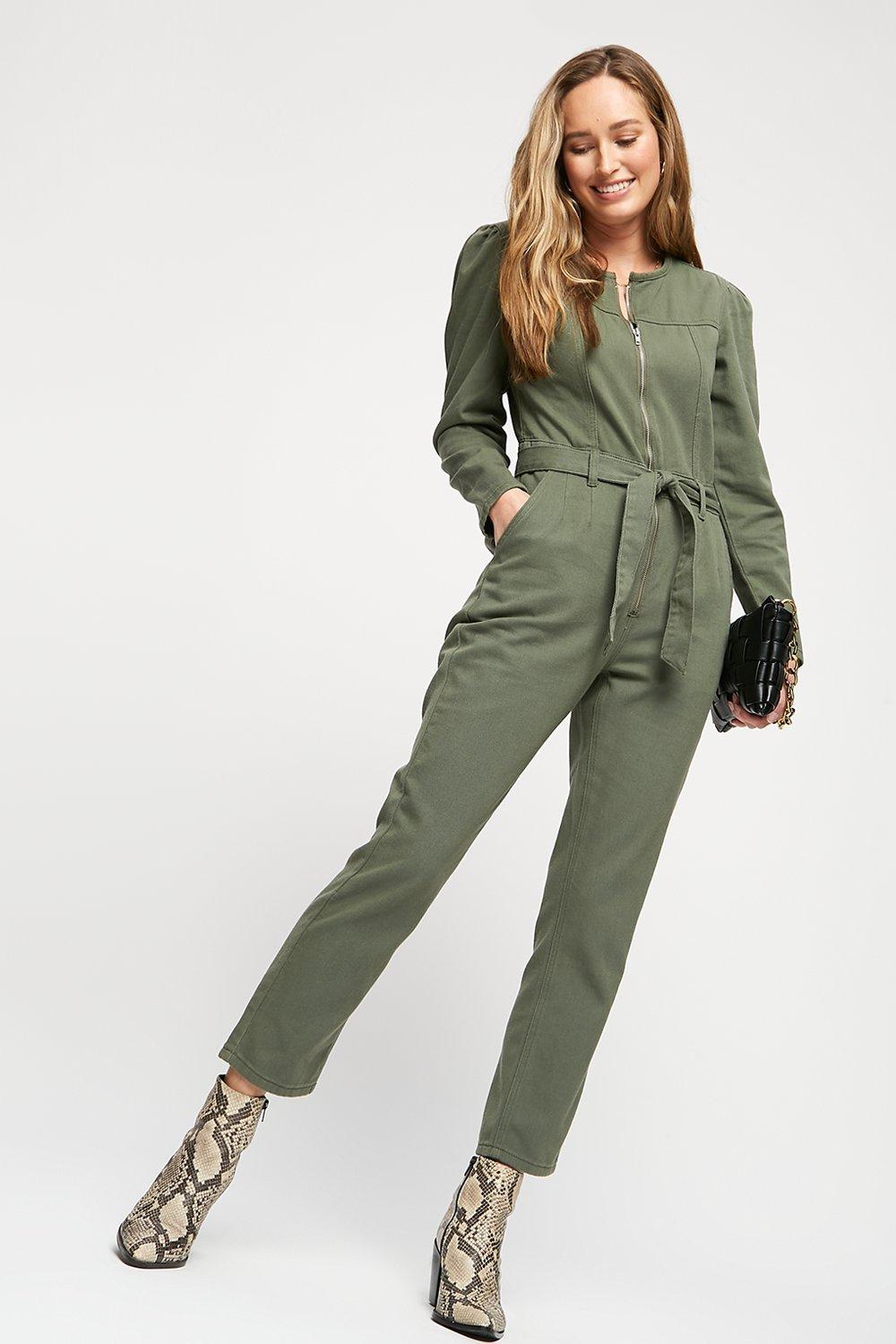 Dorothy perkins shop khaki jumpsuit