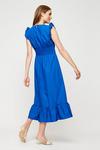 Dorothy Perkins Blue Frill Midi Dress thumbnail 3
