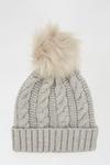 Dorothy Perkins Cable Knit Pom Hat thumbnail 2