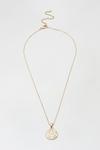 Dorothy Perkins Gold Coin Ditsy Chain Necklace thumbnail 1