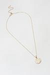 Dorothy Perkins Gold Coin Ditsy Chain Necklace thumbnail 2