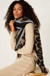 Dorothy Perkins Large Scale Leopard Print Scarf thumbnail 1