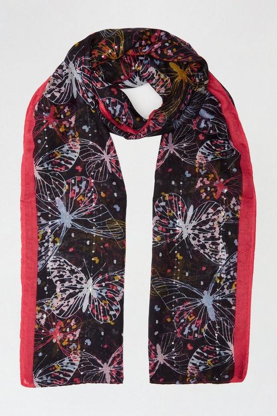 Dorothy Perkins Sequin Butterfly Scarf 2