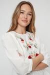 Dorothy Perkins Embroidered Volume Sleeve Blouse thumbnail 4