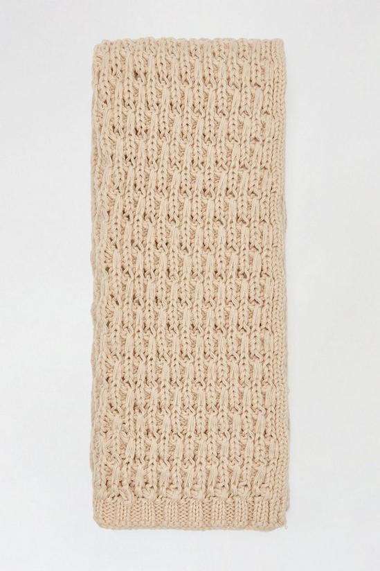 Dorothy Perkins Popcorn Knitted Scarf 1