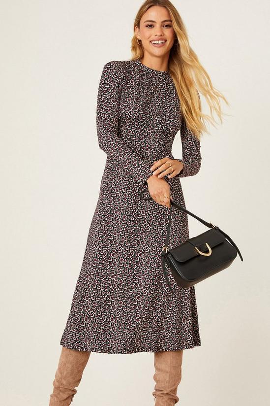 Dorothy Perkins Floral Soft Touch Midi Dress 2