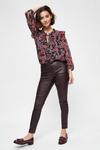 Dorothy Perkins Petite Berry Coated Frankie Jeans thumbnail 1