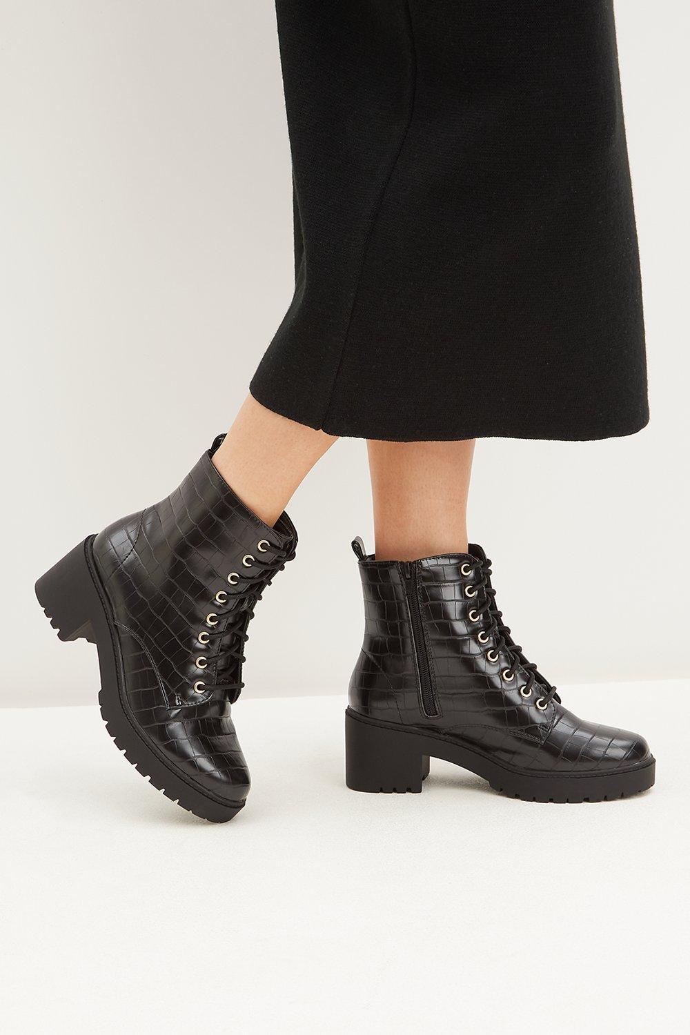 Dorothy perkins lace up hot sale boots