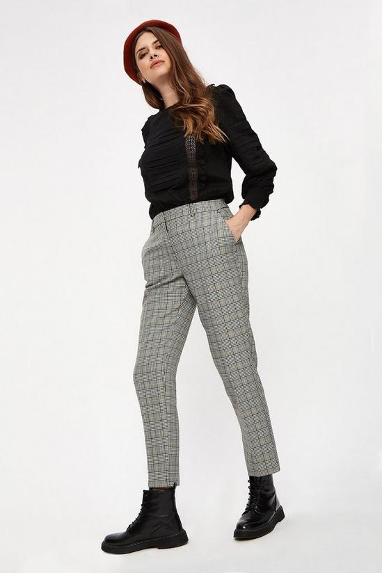 Dorothy Perkins Tall Grey Check Trousers 2
