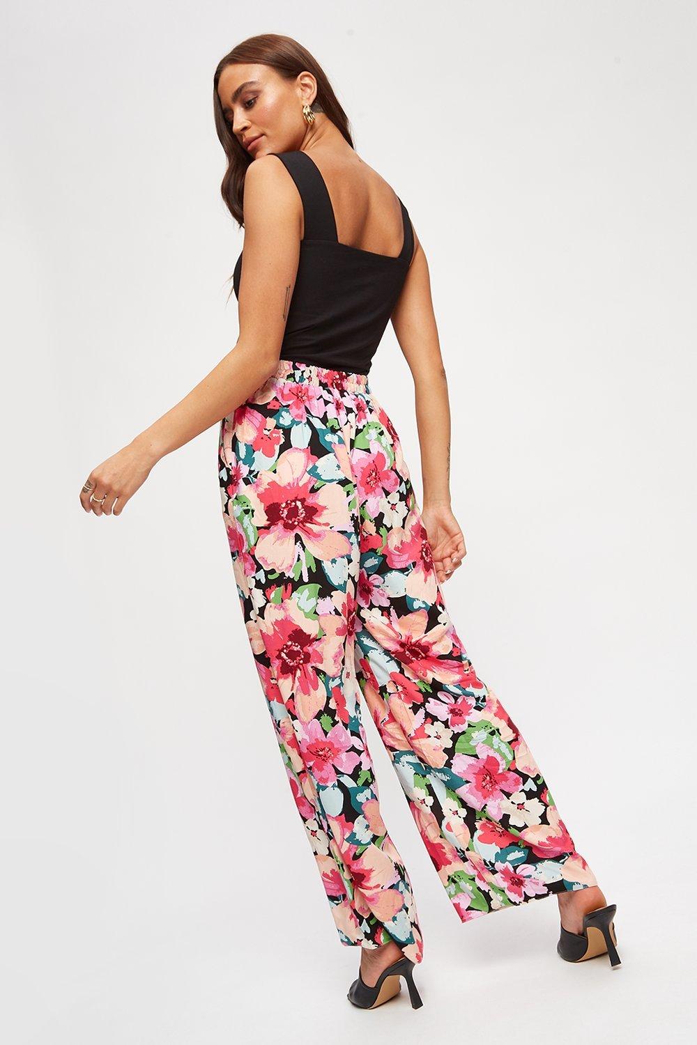 Dorothy perkins floral clearance trousers