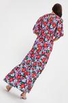 Dorothy Perkins Tall Floral Round Neck 3Q Sleeve Midi Dress thumbnail 3