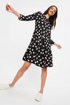 Dorothy Perkins Tall Spot Print 3q Sleeve Mini Dress thumbnail 2