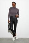 Dorothy Perkins Button Cuff Roll Neck Top thumbnail 2