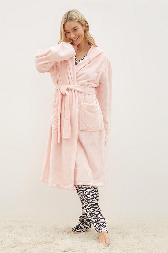 Dorothy Perkins Grumpy But Gorgeous Pink Hooded Robe 1