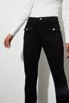 Dorothy Perkins Button Pocket Detail Flared Jeans thumbnail 4