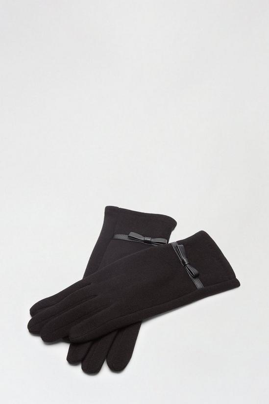 Dorothy Perkins Jersey Bow Glove 2