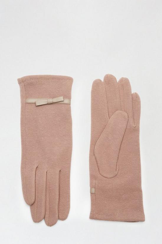 Dorothy Perkins Jersey Bow Glove 1