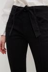 Dorothy Perkins Slim Belted Flared Jeans thumbnail 4