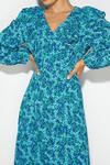 Dorothy Perkins Petite Blue Ditsy Midi Dress thumbnail 4