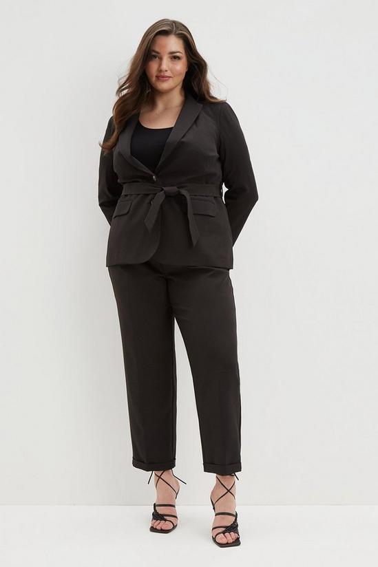 Dorothy Perkins Curve Relaxed Belted Blazer 2