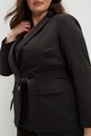 Dorothy Perkins Curve Relaxed Belted Blazer thumbnail 4