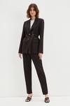 Dorothy Perkins Tall Relaxed Belted Woven Blazer thumbnail 2