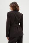 Dorothy Perkins Tall Relaxed Belted Woven Blazer thumbnail 3