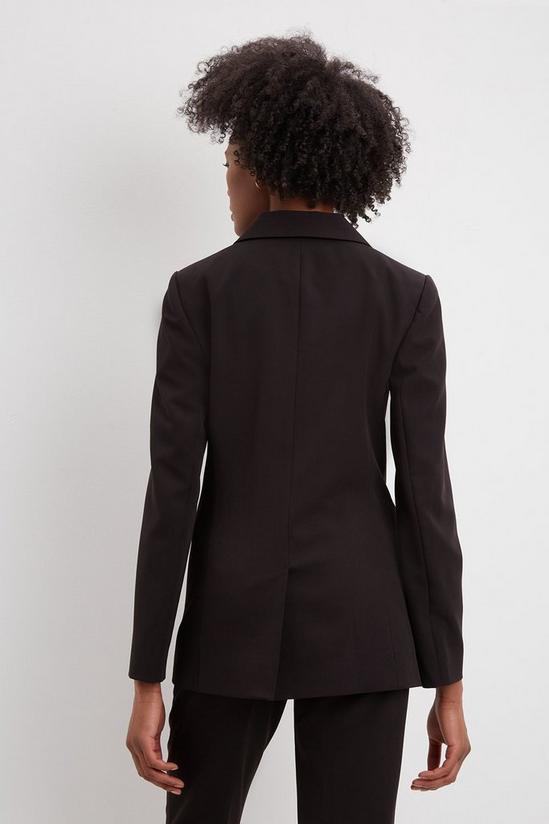 Dorothy Perkins Tall Black Military Double Breasted Blazer 3