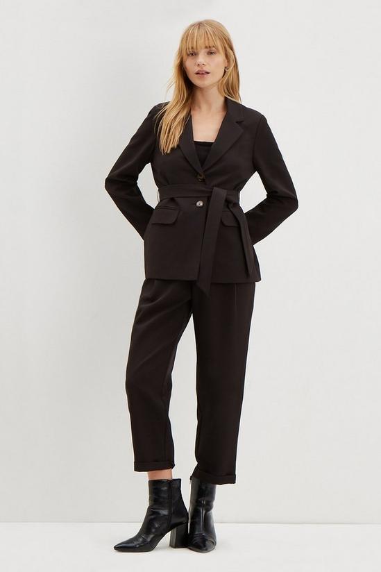 Dorothy Perkins Petite Relaxed Belted Blazer 2