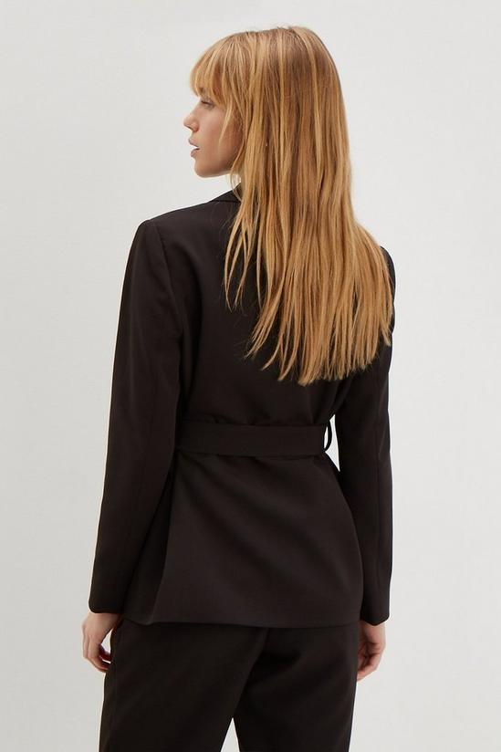 Dorothy Perkins Petite Relaxed Belted Blazer 3